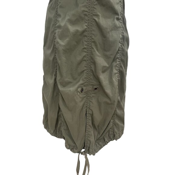 American Rag Olive Green Hooded Utility Jacket Gorpcore Urban Chic Outdoor Camp - Picture 13 of 13